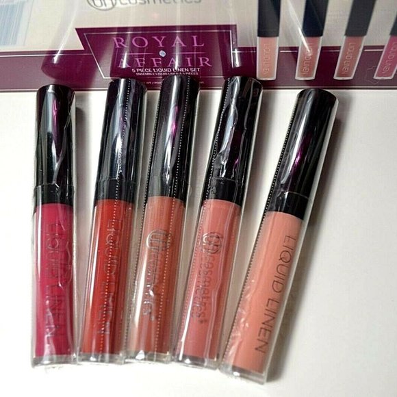 Limited Edition BH Cosmetics Royal Affair 4-Piece Liquid Linen Set w/Bag - Picture 4 of 10